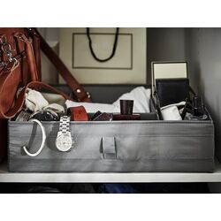 Organizator Ikea Skubb 44x34x11 (Gri Inchis) Thumb