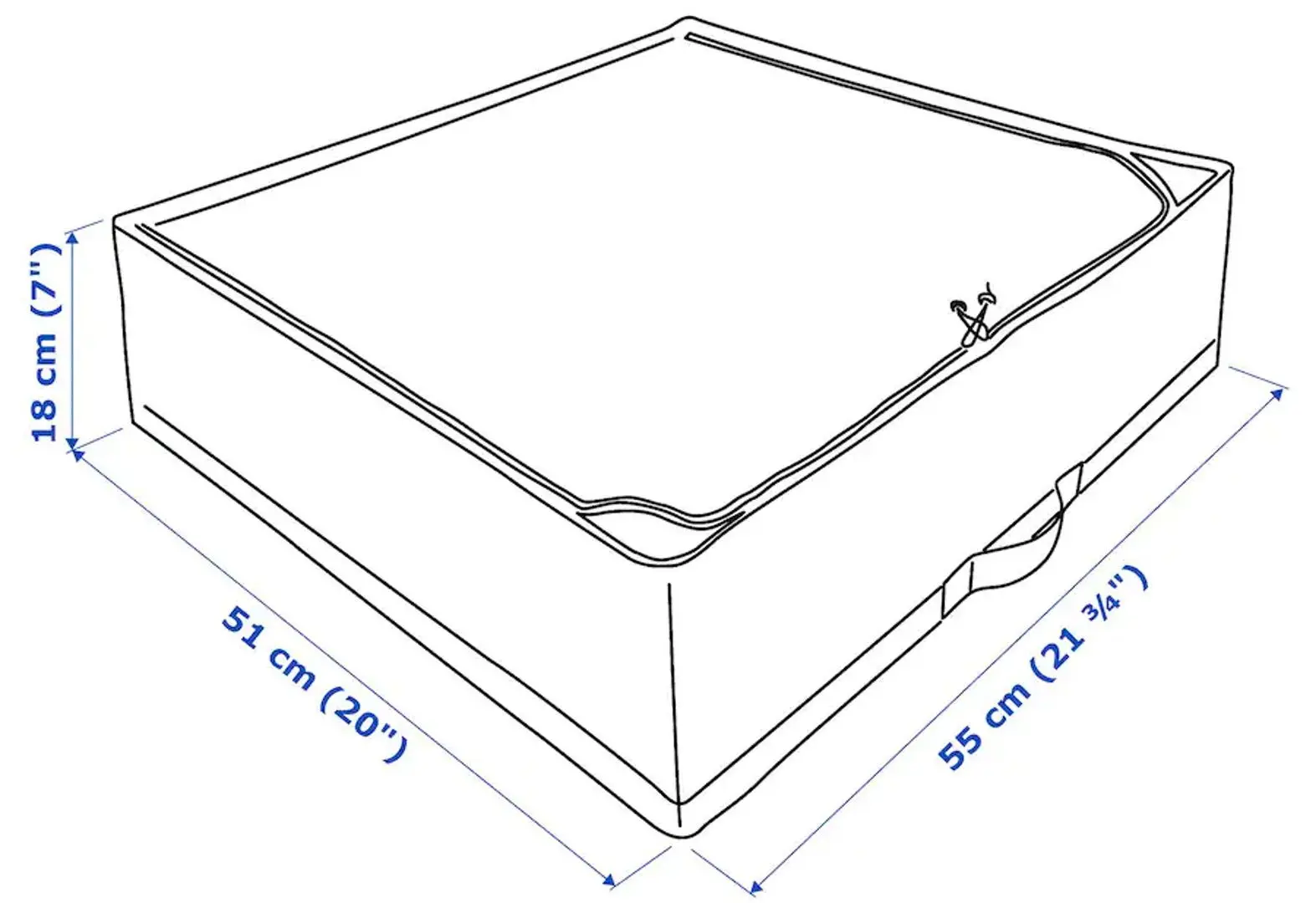 Органайзер Ikea Stuk 55x51x18 (Белый/Серый)