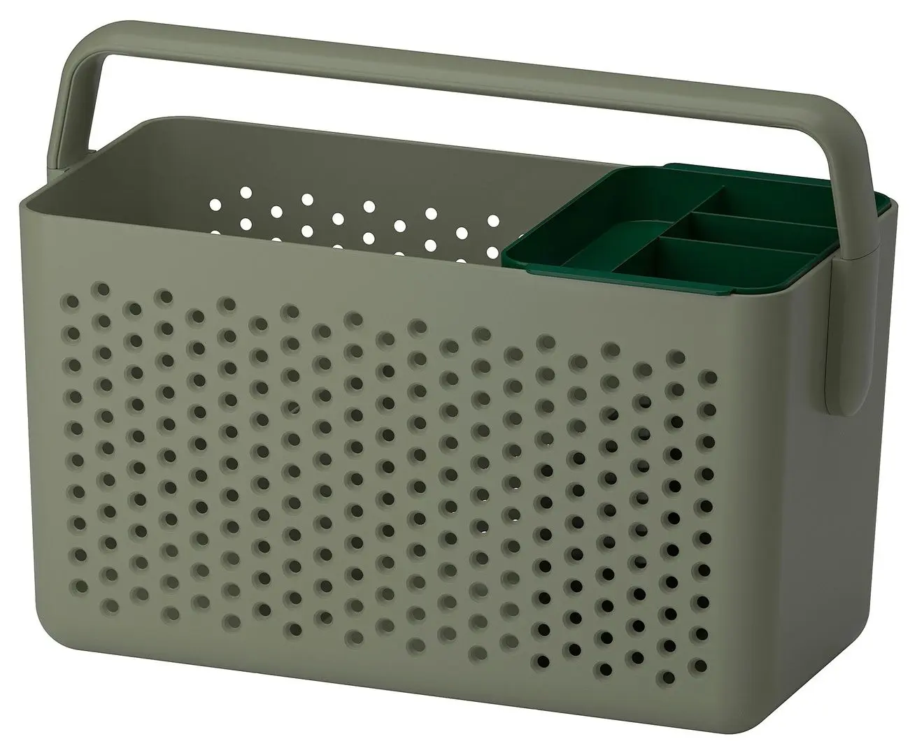 Органайзер Ikea Uppramen 35x17x25 (Серо-зеленый)
