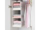 Organizator suspendat Ikea Rassla 5 compartimente 25x40x98 (Alb)