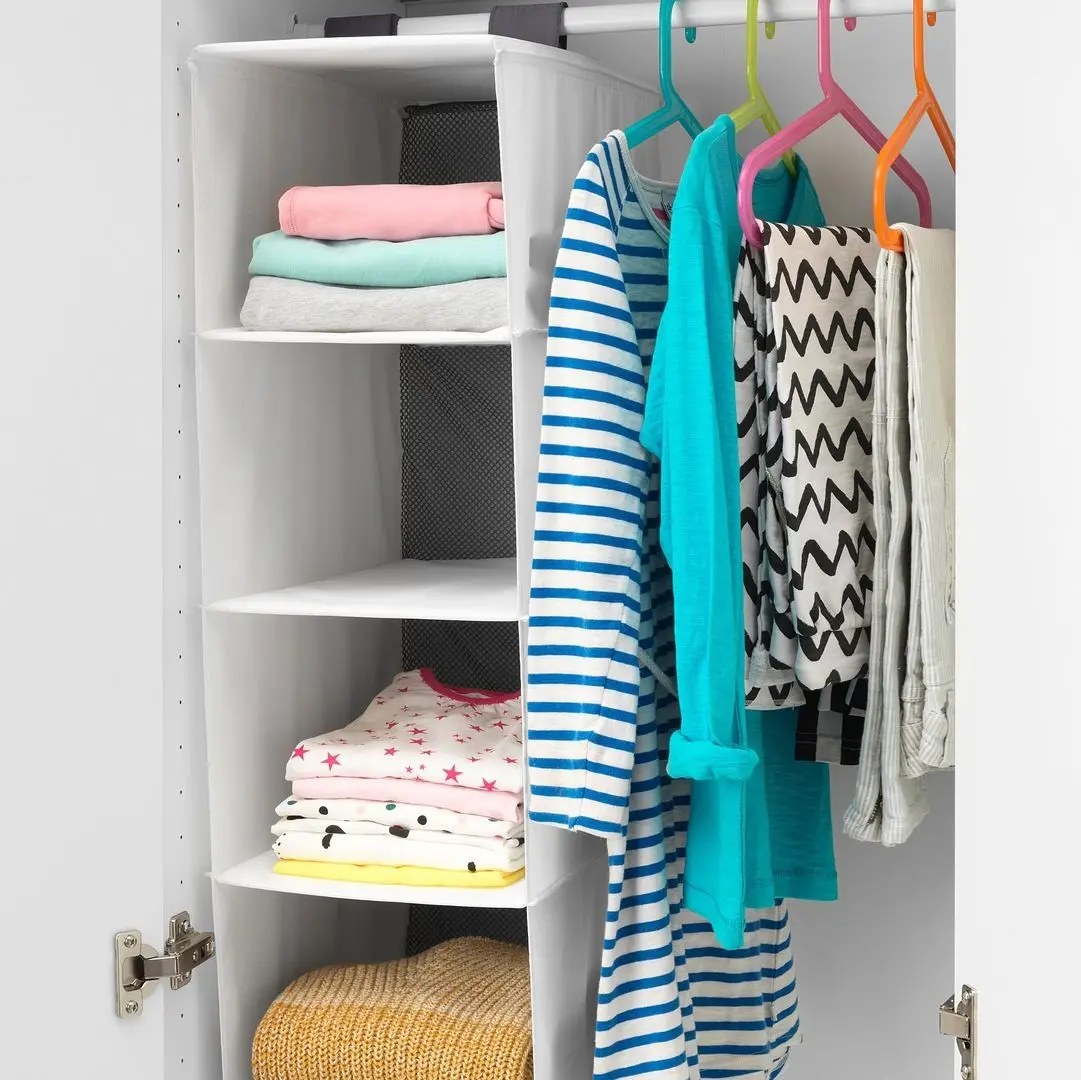 Органайзер навесной Ikea Rassla 5 отсеков 25x40x98 (Белый)