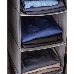 Organizator suspendat Ikea Skubb 6 compartimente 35x45x125 (Gri Inchis) Thumb