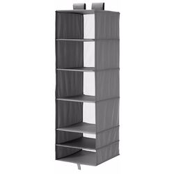 Organizator suspendat Ikea Skubb 6 compartimente 35x45x125 (Gri Inchis) Thumb