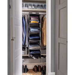 Organizator suspendat Ikea Skubb 6 compartimente 35x45x125 (Gri Inchis) Thumb