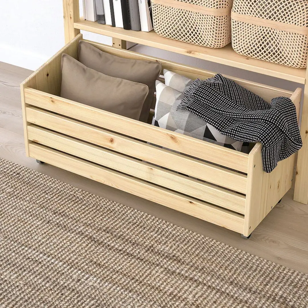 Cutie cu rotile Ikea Ivar 78x30 (Pin) - 2