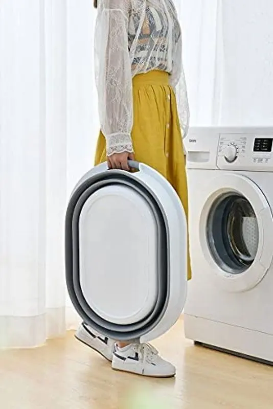 Cos pentru rufe Iso Trade 15371 (Grey/White)