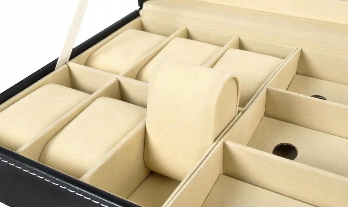 Organizator de ceasuri si ochelari Iso Trade 8497 (Black)