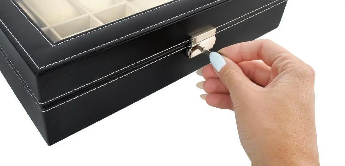 Organizator de ceasuri si ochelari Iso Trade 8497 (Black)