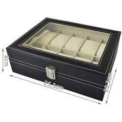 Organizator de ceasuri Iso Trade 1369 (Black) Thumb