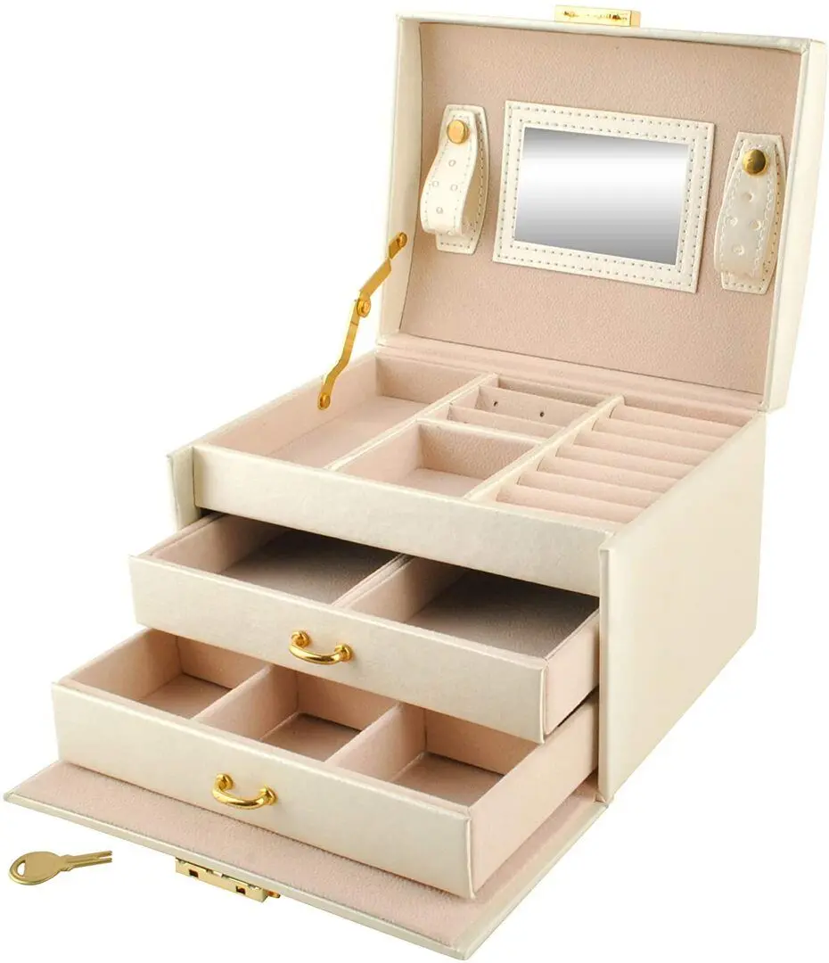 Organizator de bijuterii Iso Trade 6347 (Beige)