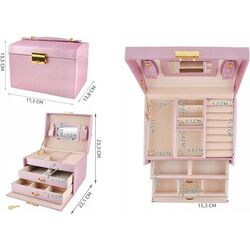 Organizator de bijuterii Iso Trade 6400 (Pink) Thumb