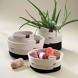 Cos Kela Hedda 25x25x12 (White/Black) Thumb