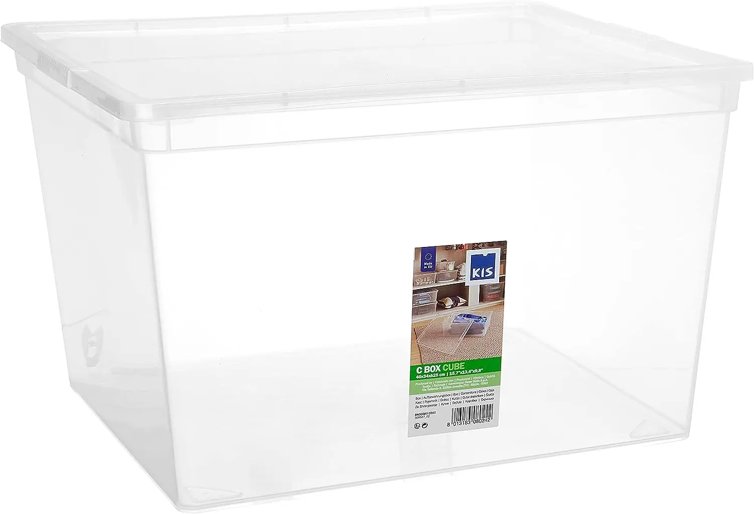 Container Kis C Box Cube 40x34x25cm (Transparent) - 2