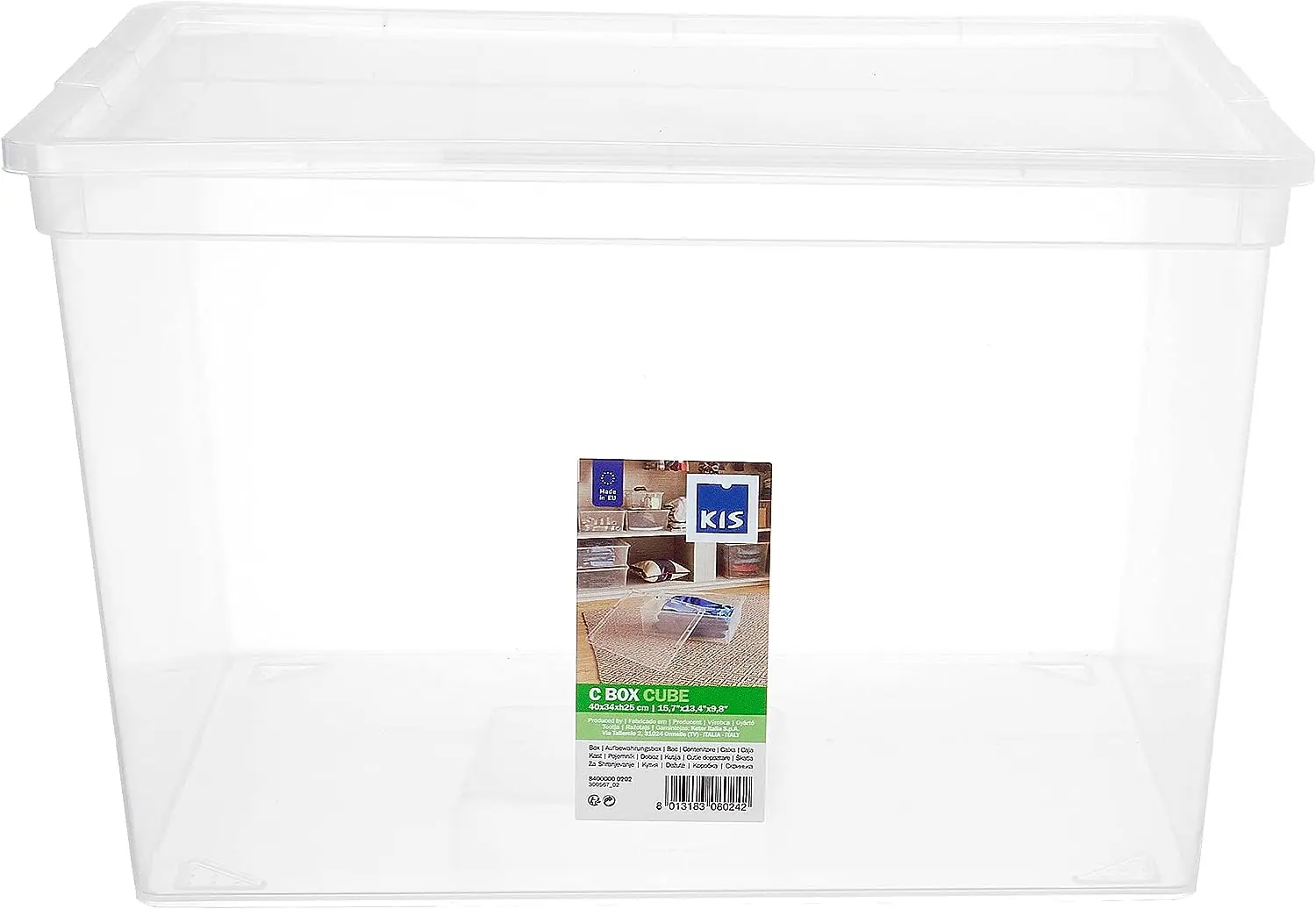 Container Kis C Box Cube 40x34x25cm (Transparent)