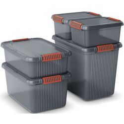 Контейнер Kis K Latch Box L 59x39x28cm (Orange/Dark Grey) Thumb