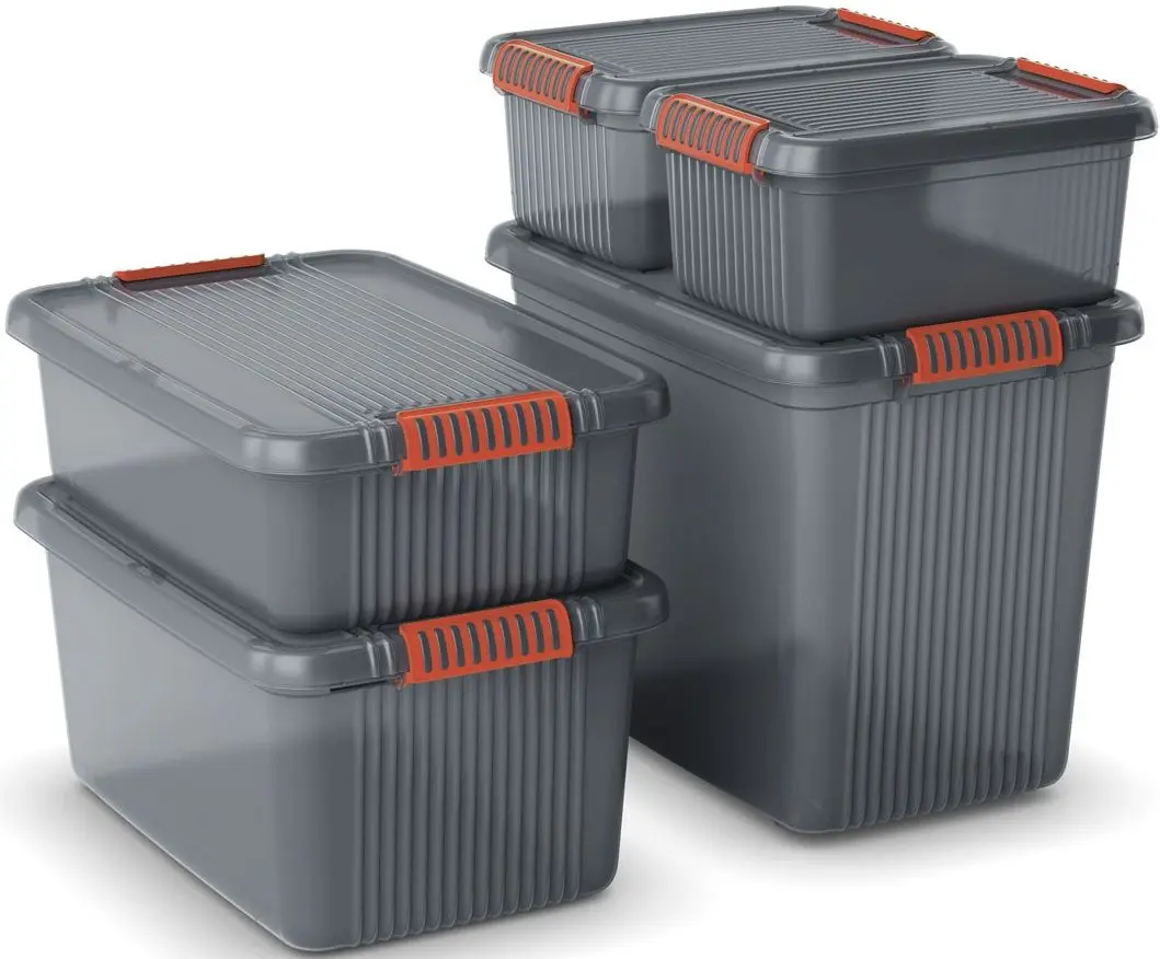 Контейнер Kis K Latch Box L 59x39x28cm (Orange/Dark Grey)