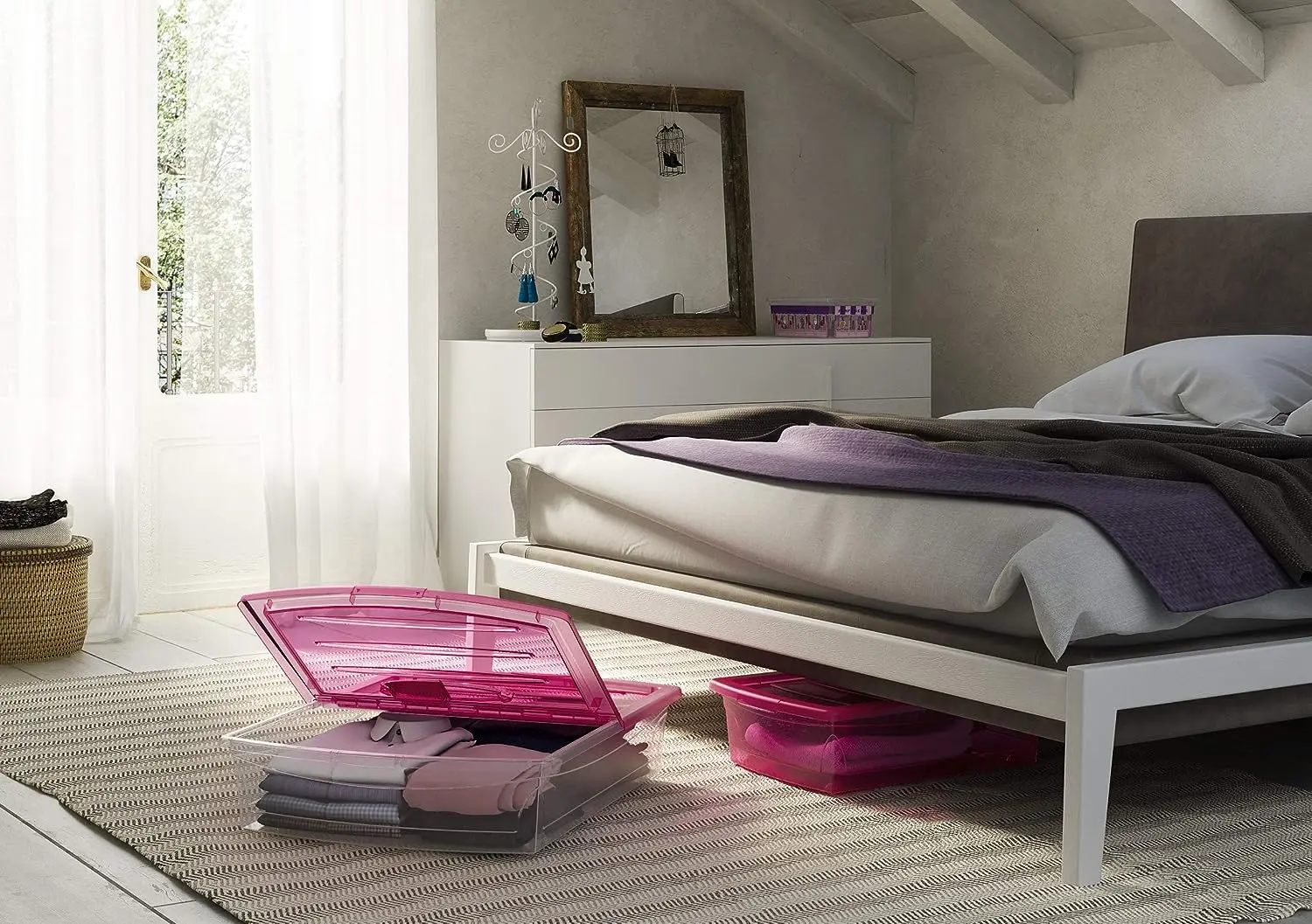 Container Kis Spinning Box XL 77x58.5x17.5cm (Transparent)