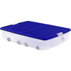Container Kis W Box XL 79x58x16.5cm (Transparent/Blue)
