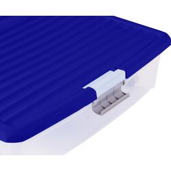 Container Kis W Box XL 79x58x16.5cm (Transparent/Blue) Thumb