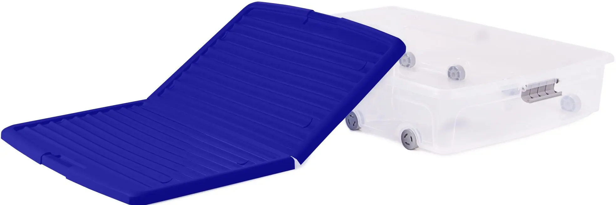 Container Kis W Box XL 79x58x16.5cm (Transparent/Blue)