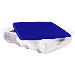 Container Kis W Box XL 79x58x16.5cm (Transparent/Blue) Thumb