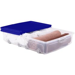 Container Kis W Box XL 79x58x16.5cm (Transparent/Blue) Thumb