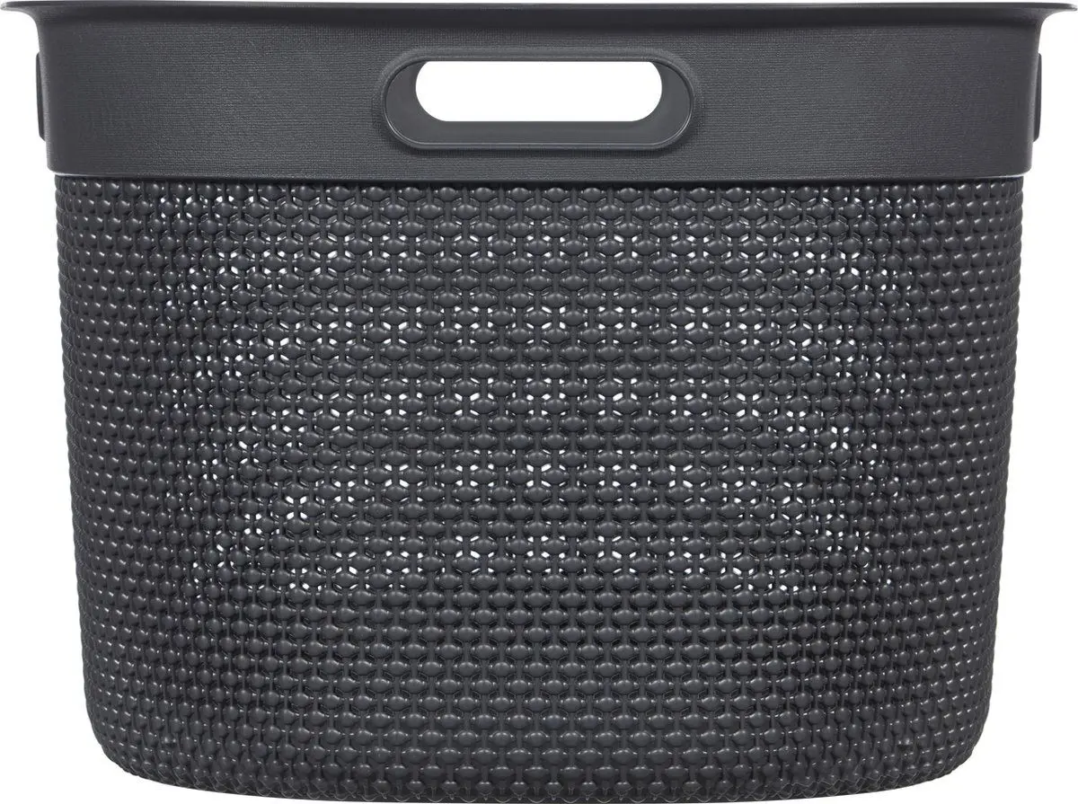 Корзина для белья Kis Filo 59x39x27cm (Dark Grey)