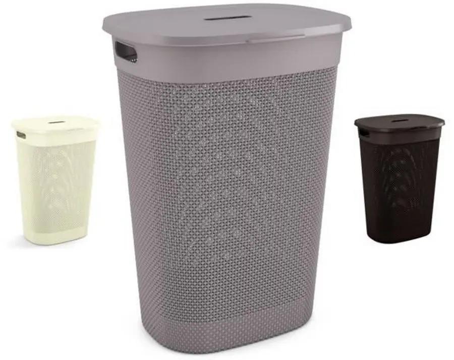 Корзина для белья с крышкой Kis Filo 36285 55L