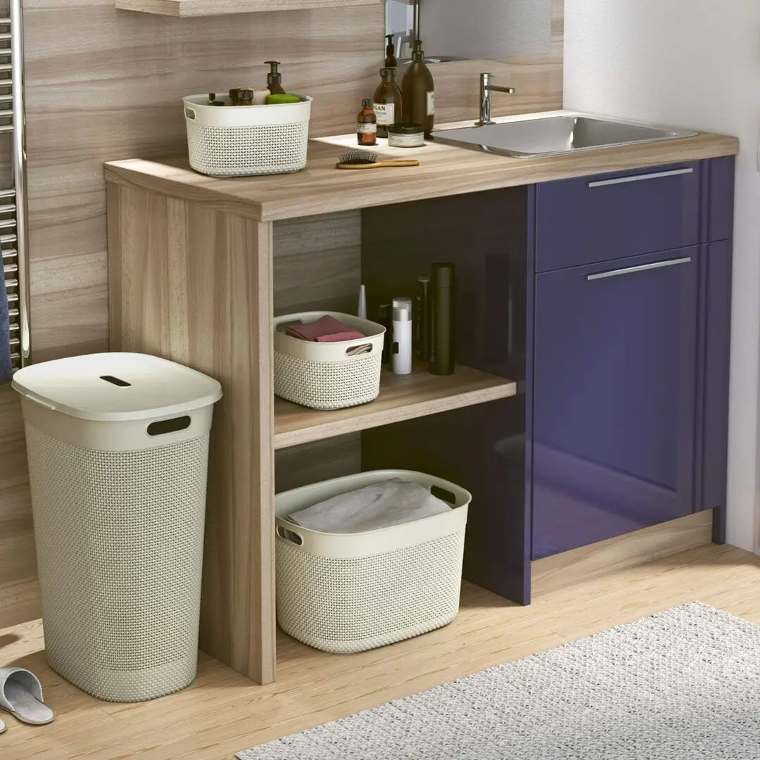 Cos de depozitare Kis Filo XL 33x44x27cm (Dark Grey)