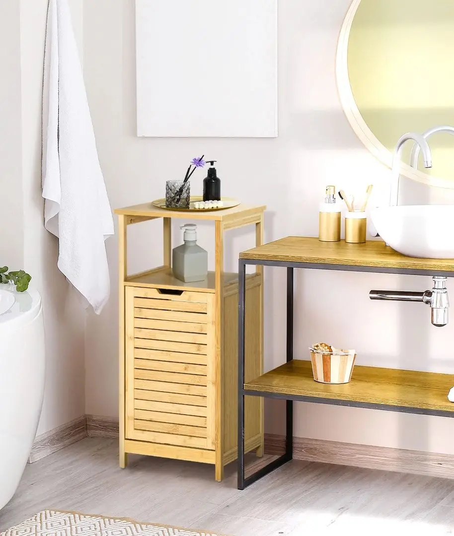 Корзина для белья Kleankin 834-407 (Natural Wood)