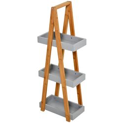 Стеллаж Kleankin 834-100V01GY (Grey/Bamboo) Thumb