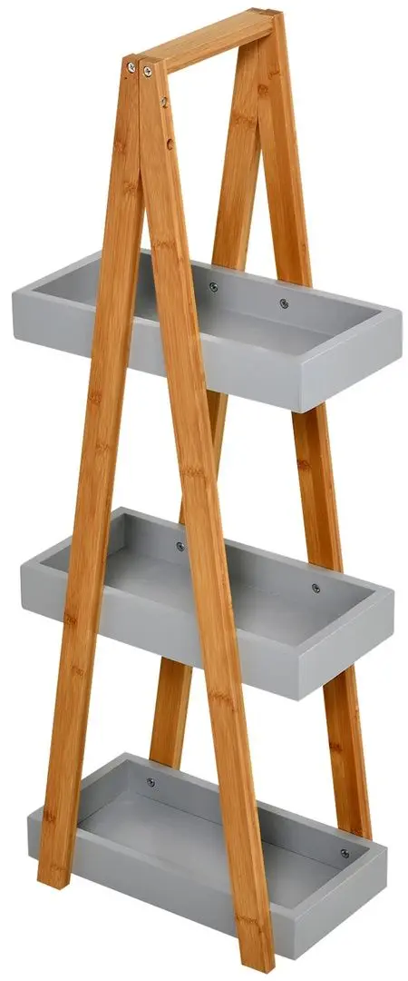 Стеллаж Kleankin 834-100V01GY (Grey/Bamboo)