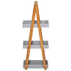 Стеллаж Kleankin 834-100V01GY (Grey/Bamboo) Thumb