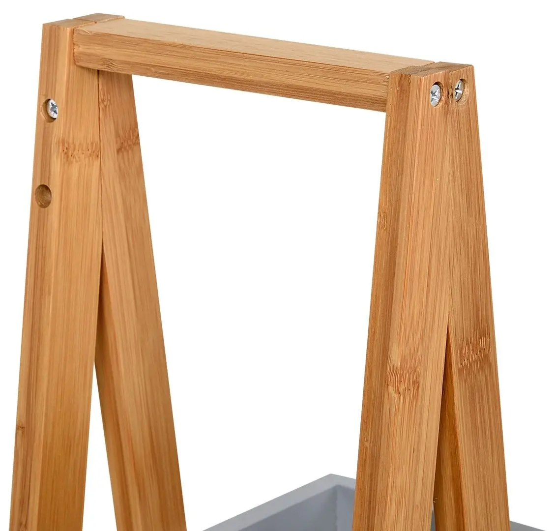 Стеллаж Kleankin 834-100V01GY (Grey/Bamboo)