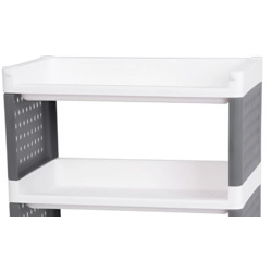 Стеллаж MagicHome Rolly 2212845 (Grey/White) Thumb