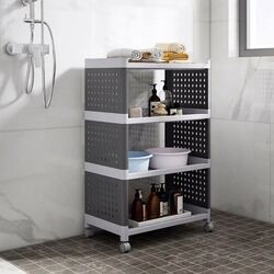 Стеллаж MagicHome Rolly 2212845 (Grey/White) Thumb