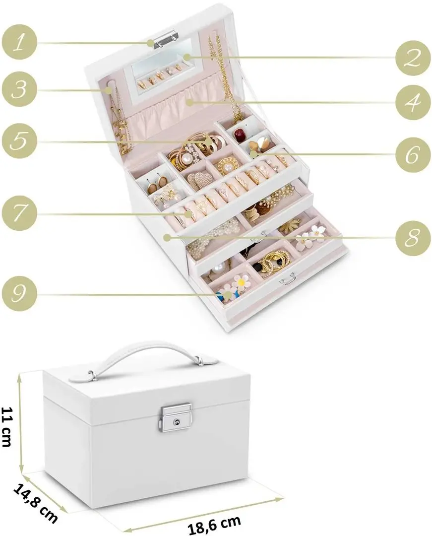 Органайзер для украшений Massido MS-700 (White)