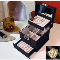 Organizator pentru bijuterii Massido MS-703 (Black) Thumb