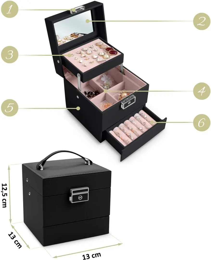 Organizator pentru bijuterii Massido MS-703 (Black)