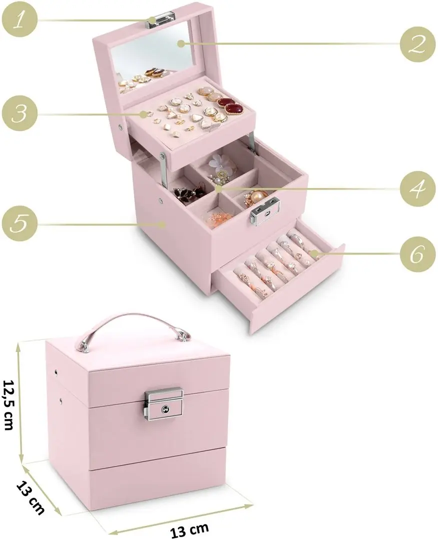 Органайзер для украшений Massido MS-703 (Pink)