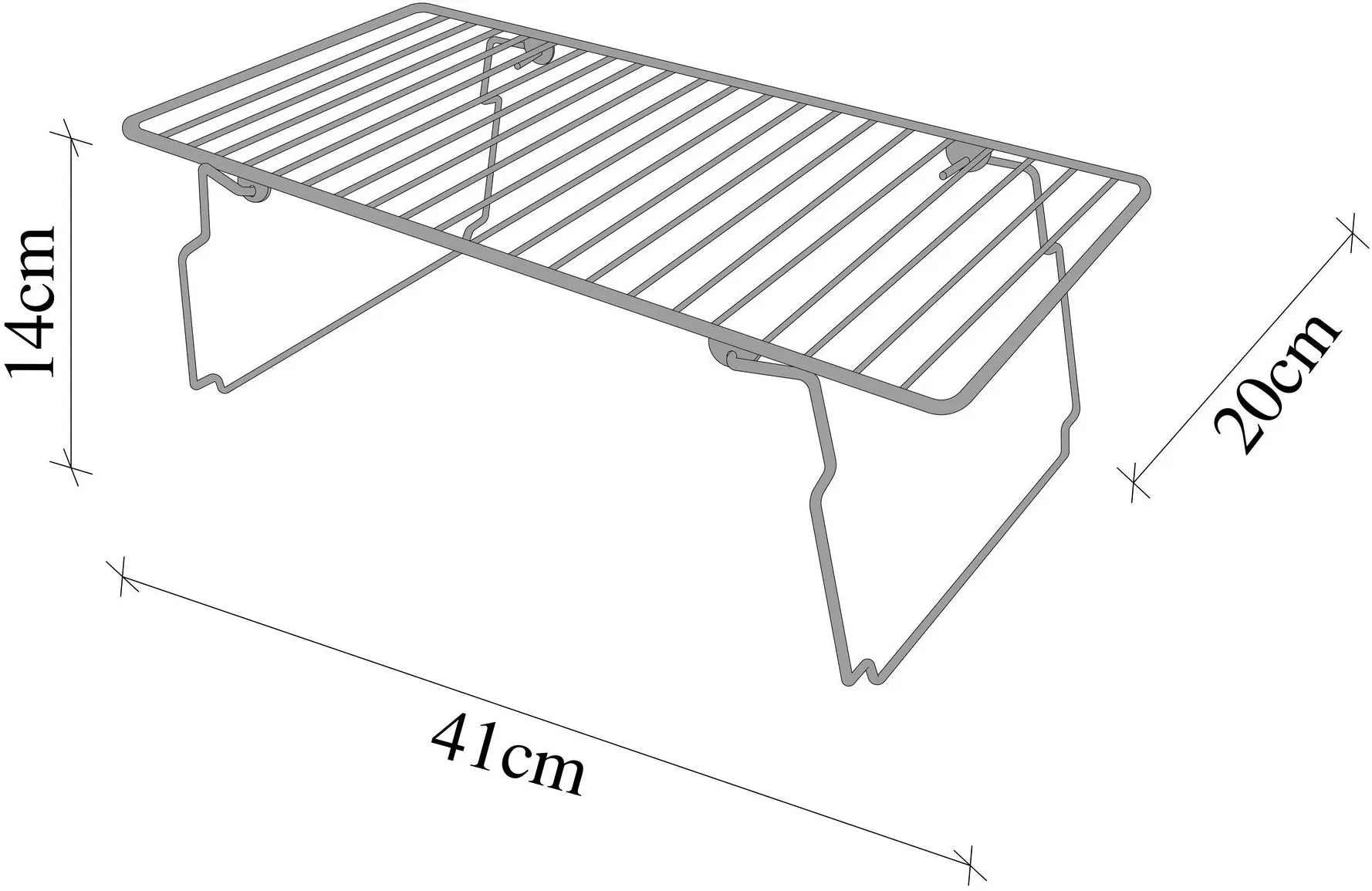 Подставка Mirage Meble 41x14x20 (Gold)
