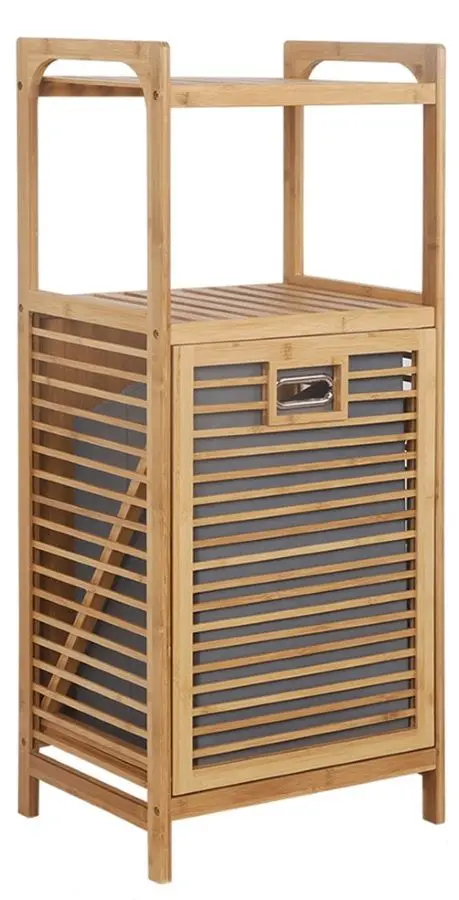 Корзина для белья Mobhaus Keri New (Natural/Gray)