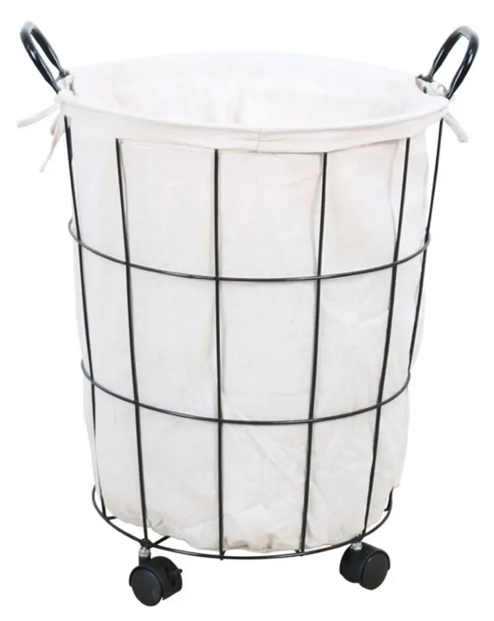 Корзина для белья Mobhaus Kramel (Black/White)