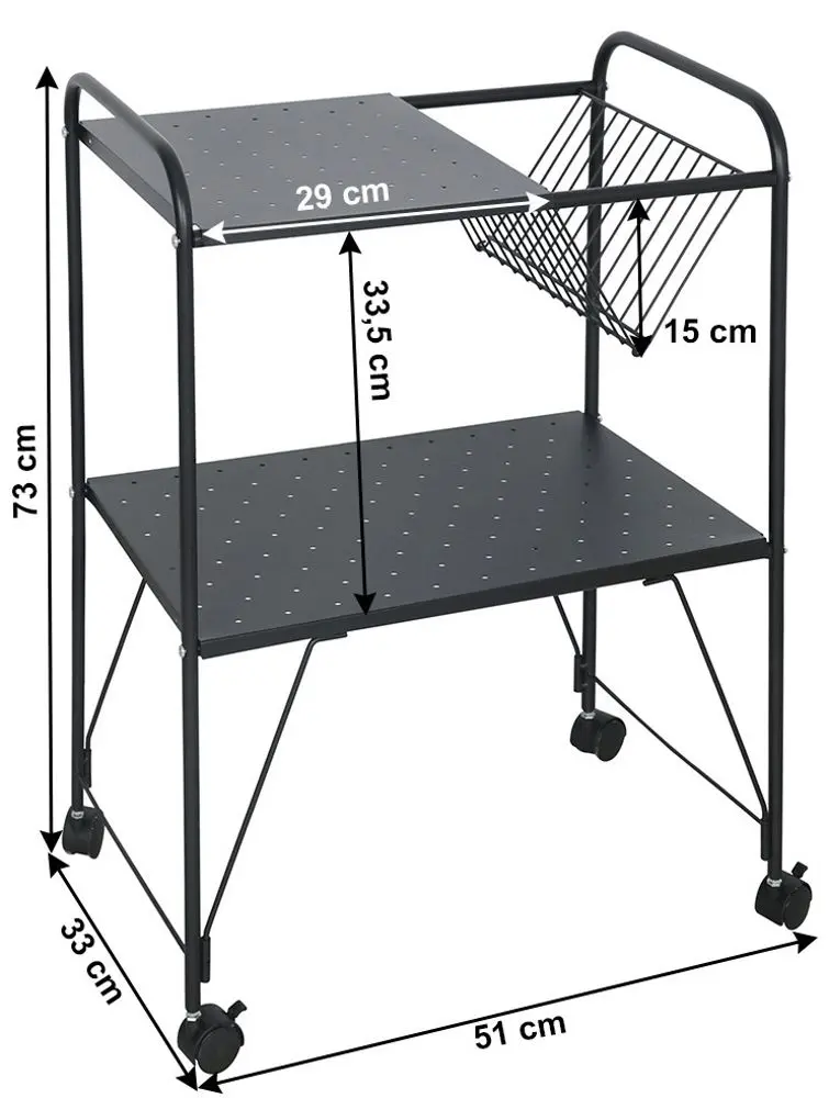 Сервировочный столик Mobhaus Korete (Black)