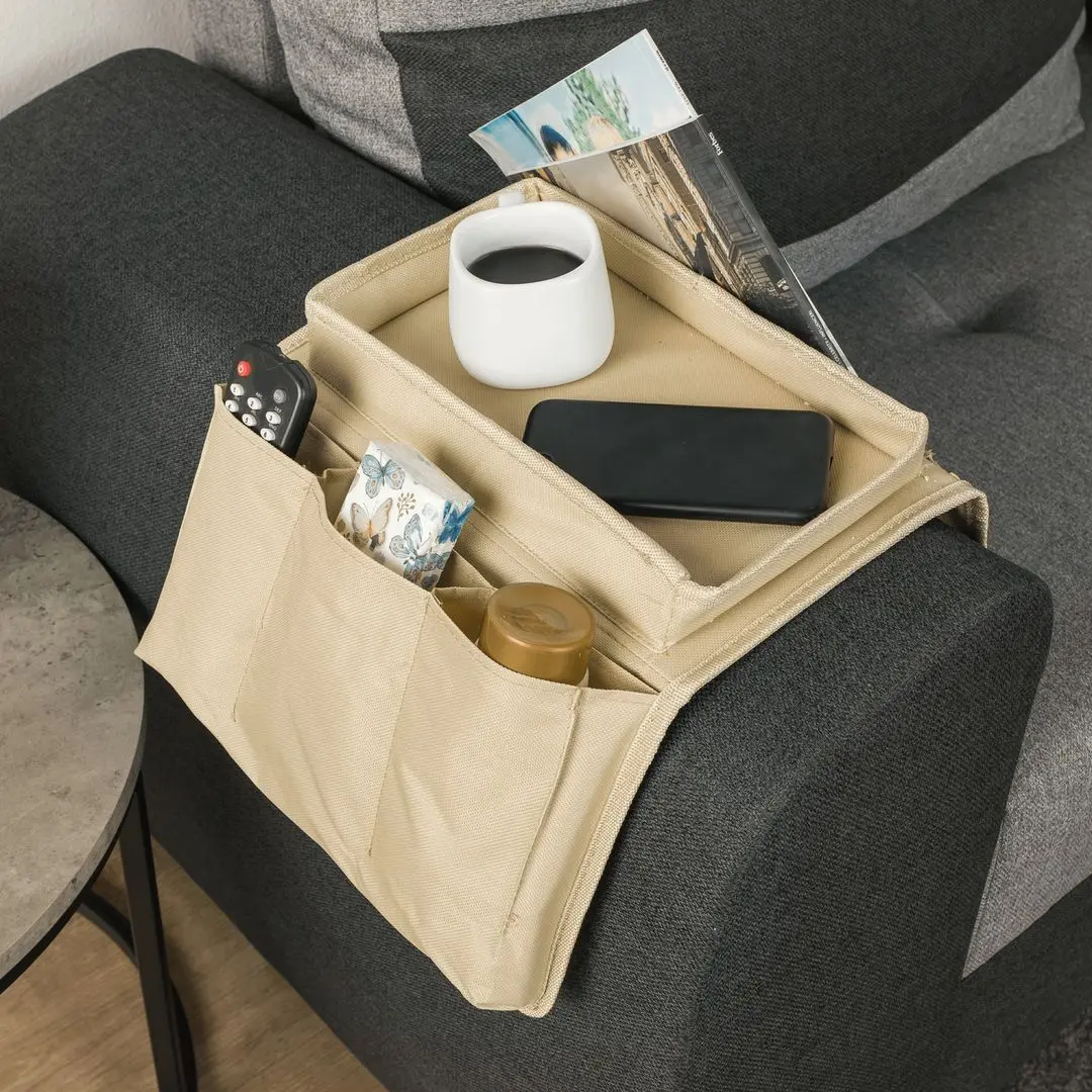 Органайзер на подлокотник дивана Mobhaus Ipres (Beige)