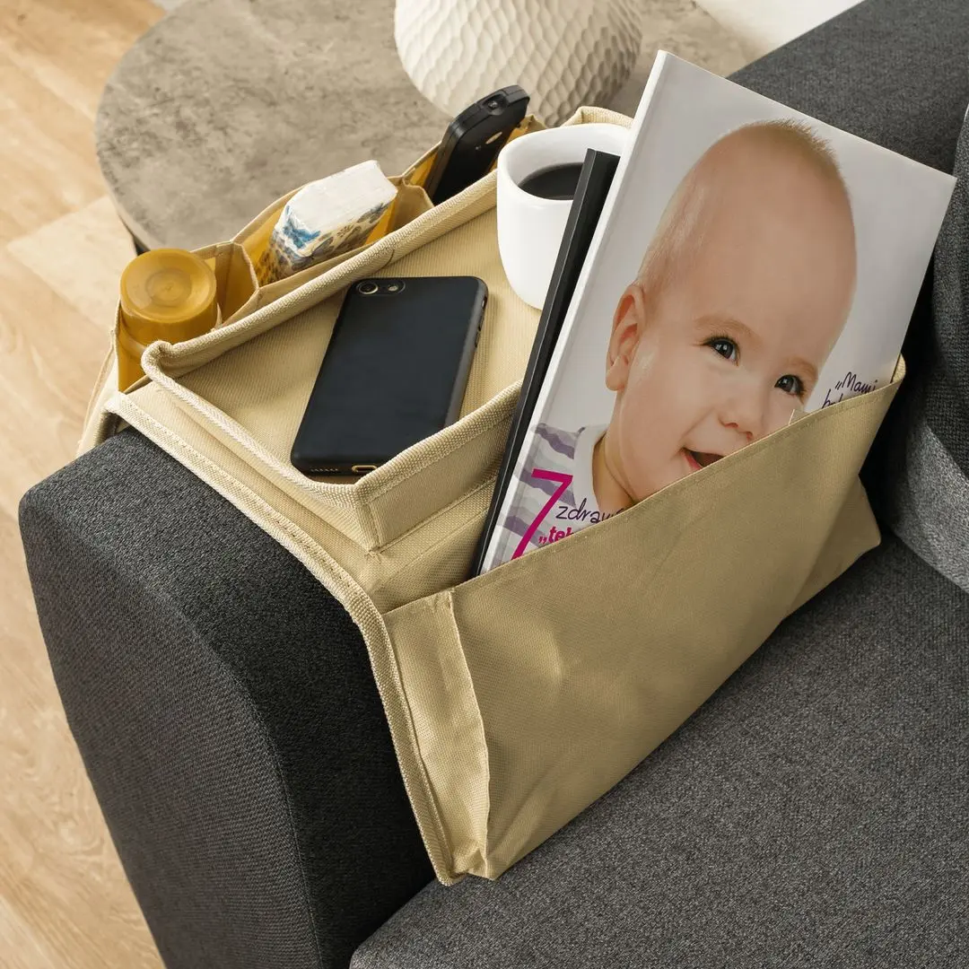 Органайзер на подлокотник дивана Mobhaus Ipres (Beige)