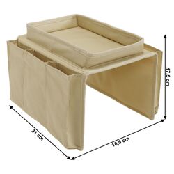 Органайзер на подлокотник дивана Mobhaus Ipres (Beige) Thumb