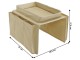 Organizator cotieră canapea Mobhaus Ipres (Beige)