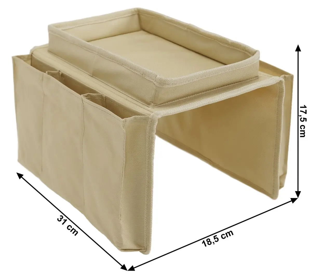 Органайзер на подлокотник дивана Mobhaus Ipres (Beige)