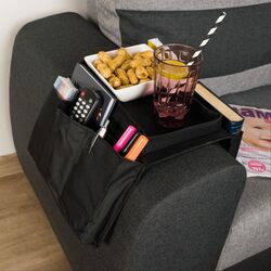 Organizator cotieră canapea Mobhaus Ipres (Black) Thumb